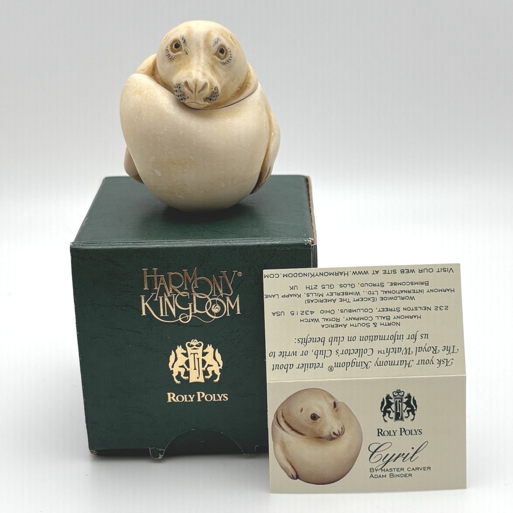 Harmony Kingdom Cyril Seal Roly Polys Figurine Adam Binder Boxed RPSE97 - Picture 1 of 1